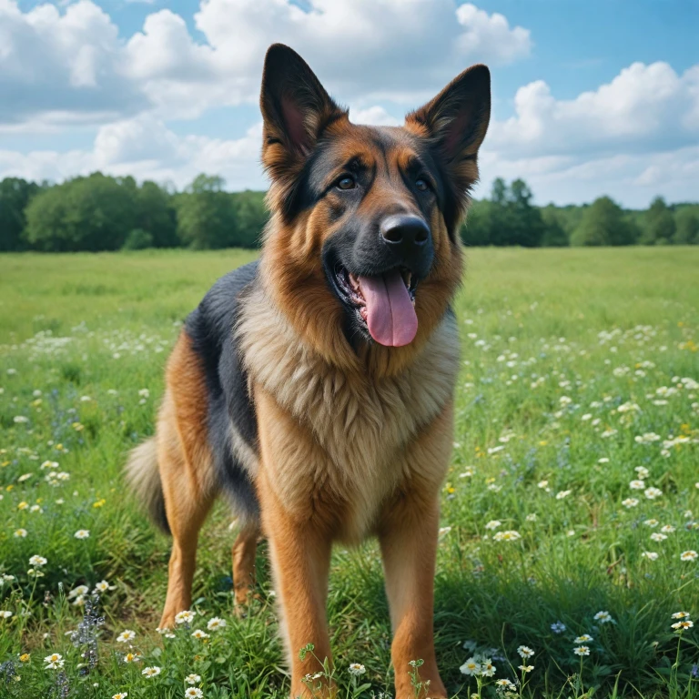 Tout savoir sur le berger allemand à poil long