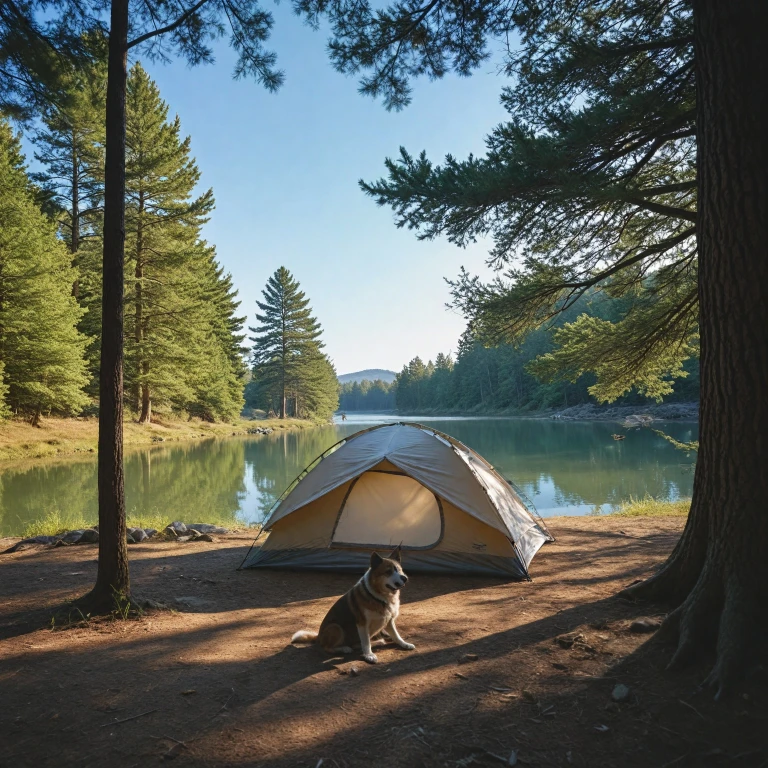 Profitez de vacances en camping avec un espace sécurisé pour votre chien