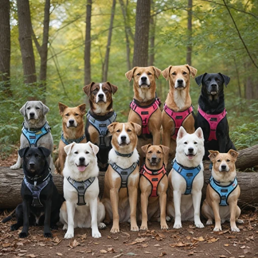 Les harnais pour chiens adaptés au tractage
