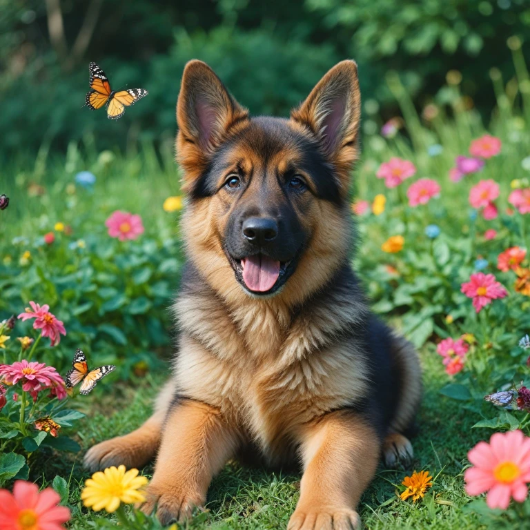 Tout savoir sur le chiot berger allemand à poil long
