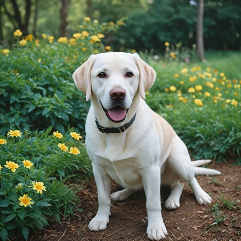 Les charmes et défis des labradors blancs