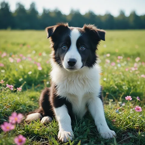 Les chiots border collie : un compagnon énergique et intelligent