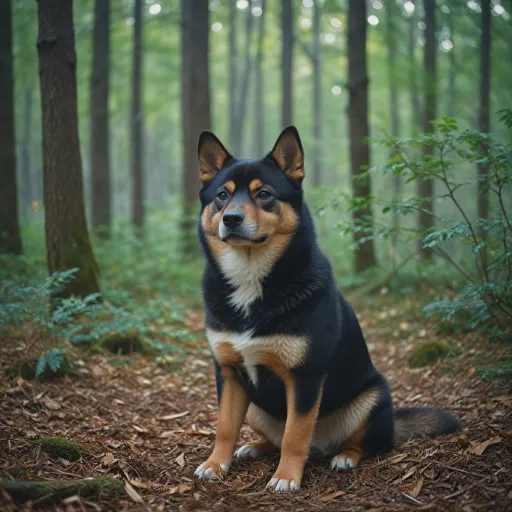 Les mystères du shiba noir et feu
