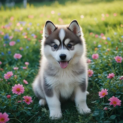 À la recherche d'un adorable pomsky nain à vendre