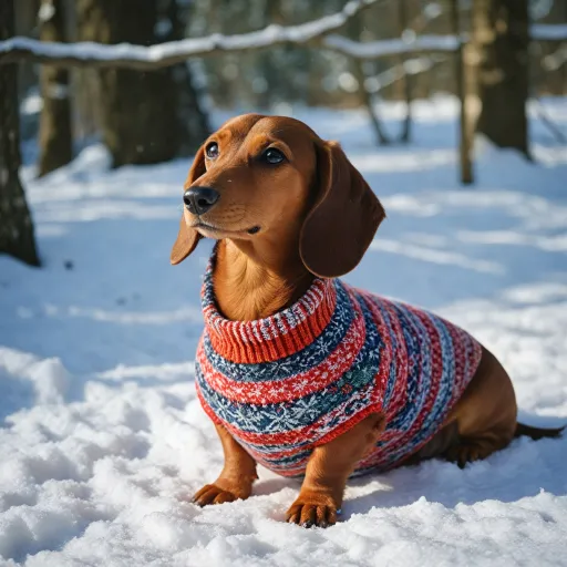 Comment choisir un pull adapté à son teckel pour l’hiver
