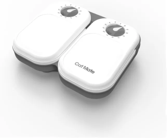 Kerbl Cat Mate Distributeur Automatique de Nourriture programmable pour 1, 2 ou 3 Repas C200