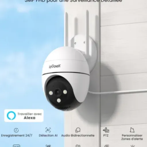 Test ieGeek 2K Camera Surveillance WiFi : la sécurité au bout des doigts