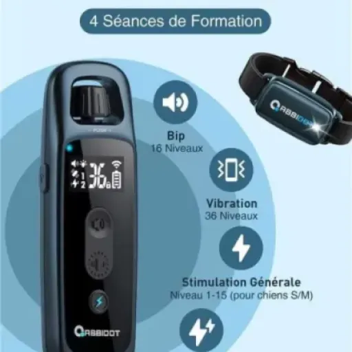 Test ABBIDOT Collier de Dressage pour Chien : technologie pratique pour le quotidien canin
