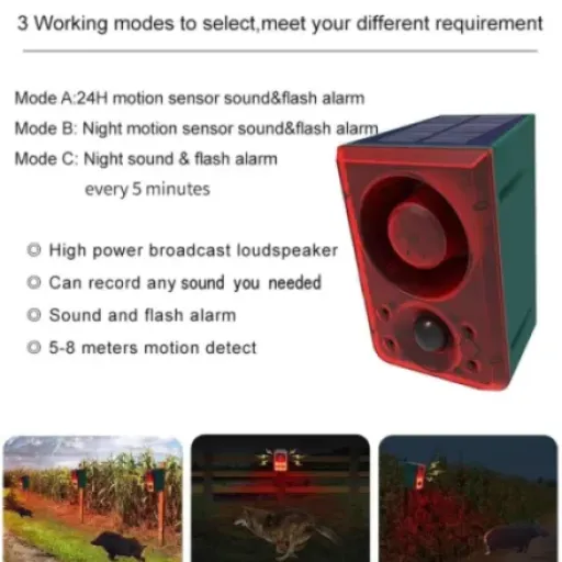 Test Alarme de Détecteur de Mouvement Solaire Extérieur : Un Boucan qui Fait Fuir les Intrus