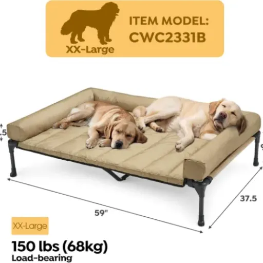 Test du Lit Surélevé Veehoo : le choix pratique pour votre compagnon poilu