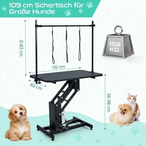 Test table de toilettage hydraulique GarveeTech : la table qui simplifie (un peu) la vie avec les gros chiens