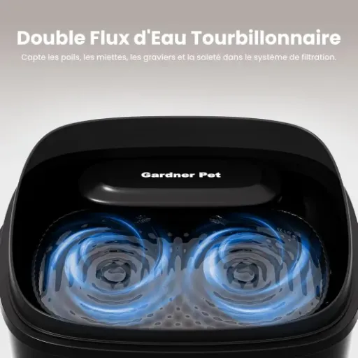 Test Gardner Pet Fontaine 3,78L : une grosse réserve d’eau silencieuse pour chats et petits chiens