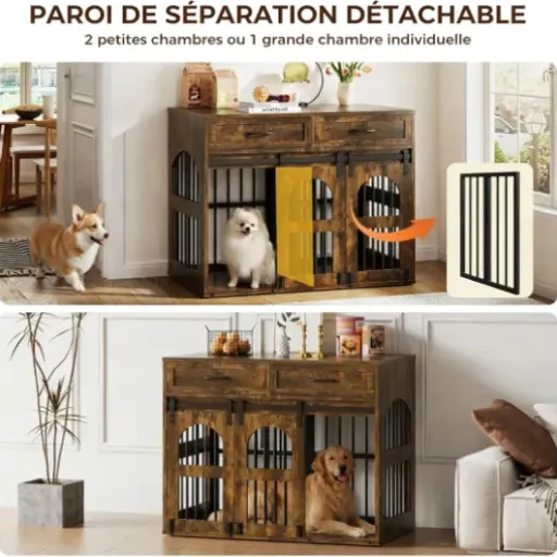 Test IRONCK Cage pour Chien Meuble : la niche qui remplace (vraiment) la cage moche en métal