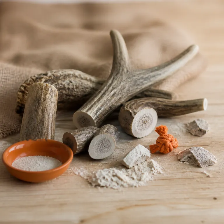 Corne de cerf pour chien : un jouet à mâcher naturel pour une mastication intelligente